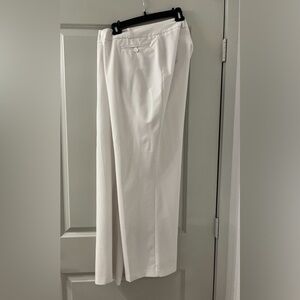 White Slacks, 26T, Gently Worn Once, Excellent Condition, Stain-Free, Fair Price